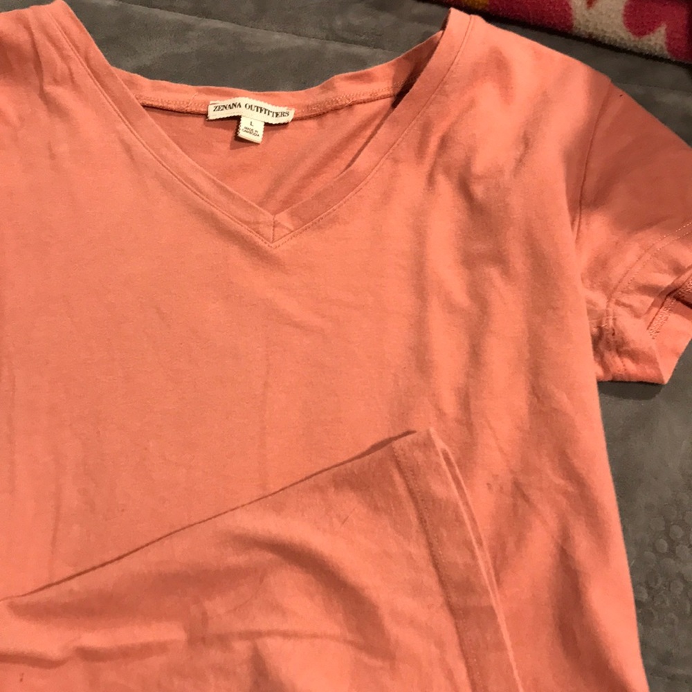 A simple pink T-shirt